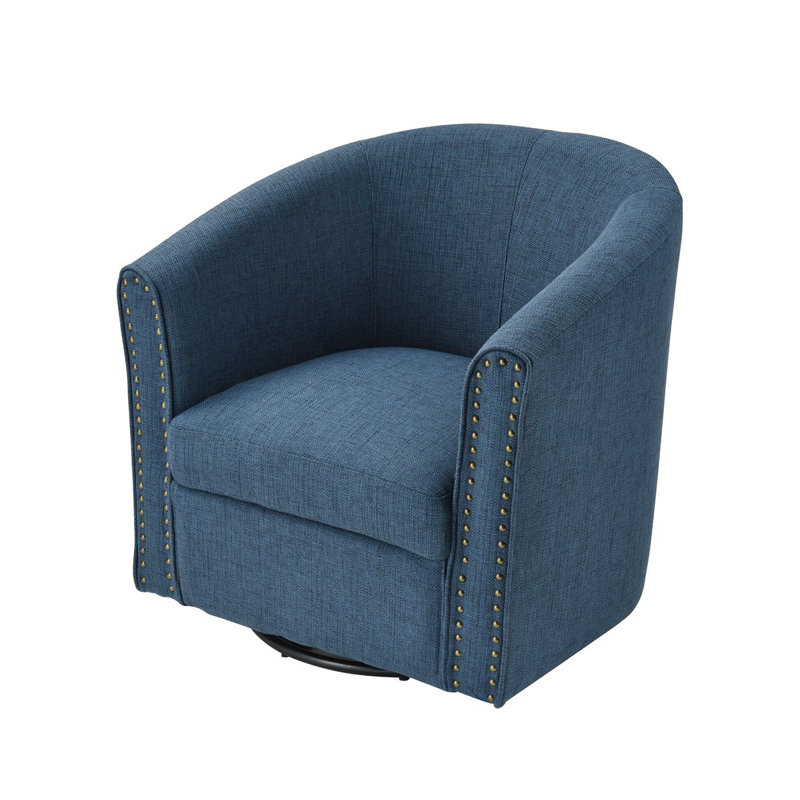 Red Barrel Studio Roselee Swivel Barrel Chair | Wayfair